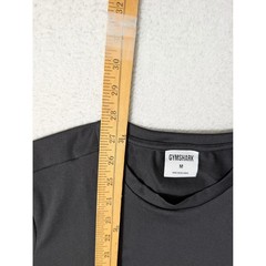 NEW Gymshark Training T-Shirt Mens Med Black Recycled Polyester Performance Tee