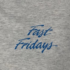 Vtg Fast Fridays Speedway Motorcycle Racing T-Shirt Mens XL Gray Made In USA