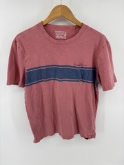 Faherty Sunwashed T-Shirt Sz M Striped Organic Cotton Beach Preppy Dadcore