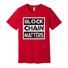 Block Chain Matters Graphic T Shirt For Crypto Enthusiasts And Tech Fans Unisex