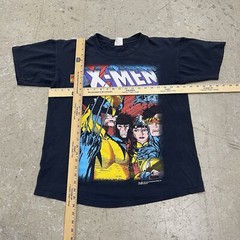 VTG X-Men Shirt Large USA Comics Marvel Rogue Cyclops Gambit Beast Wolverine 90s