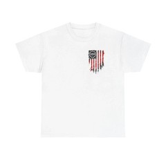 America 250th Distressed Flag Revolutionary Soldier Patriotic Short Graphic Tee