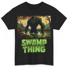 Swamp Thing T Shirt – Horror Comics Art Retro Tee Classic- New