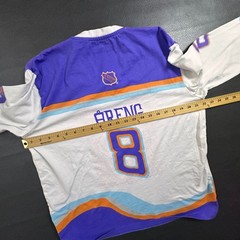 T Post Jersey Mens Small White Hockey Bartender Cirkus Norrland Swedish Festival