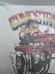 Vintage 80s Funny Retro Redneck Tractor Pull Iron On Transfer Sundstrand hydros