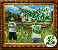 Team Algae Shirt | Reflecting Pool Protest Tee