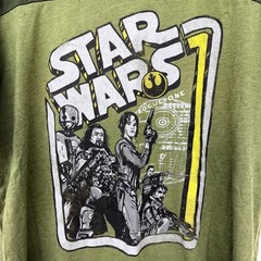 Star Wars Rogue One Fifth Sun Graphic Sci-Fi Tee Mens XL Green