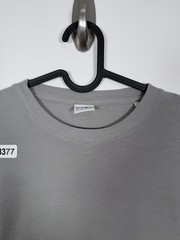 NN07 No Nationality Mens Thermal Waffle Knit Long Sleeve T Shirt Gray Sz S 21×25