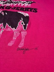 Vintage Distressed Thrashed Pink Ben and Jerry’s Ice Cream Graphic Shirt Size L