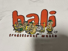 Vintage Bali Traditional Music Souvenir T-Shirt Size L Indonesia Travel Vacation