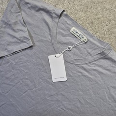Collars & Co Cotton Silk T Shirt Mens 3XL Gray Comfort Knit Stretch Luxury Beach