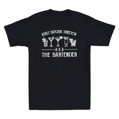 Bartender AKA Cocktail Director Funny Retro T-Shirt