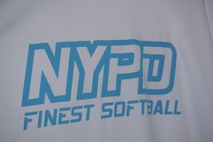 NYPD Finest Softball A4 Athletic T-Shirt Mens Size 2XL NY NYC Police Dept Sport