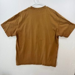 Carhartt K87 Mens XL Brown Workwear T-Shirt Short Sleeve Heavyweight Cotton