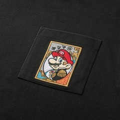 Super Mario Hanafuda T-Shirt Black Japan Size S M L XL XXL Nintendo TOKYO NEW
