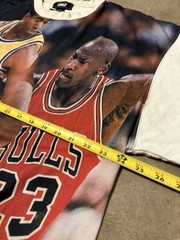 RARE Vintage Michael Jordan Magic Johnson DMZ Lakers Bulls NBA T-Shirt Men’s 3XL
