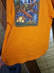 Vintage 90s Reeds Outfitters Nature Hiking Camping Outdoor Art Tee T Shirt XL