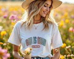 God Is Good All The Time Christian T-Shirt Faith Bible Verse Tee UnisexA29