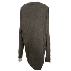 Mens XL NWT Long Length Gray Shirt