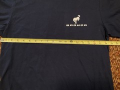 Officially Licensed JEDCO Ford Bronco Graphic T-shirt Size Medium Navy Blue -New