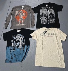 Sleep Token Graphic T-Shirt 4pc Lot Adult SZ Medium (T)