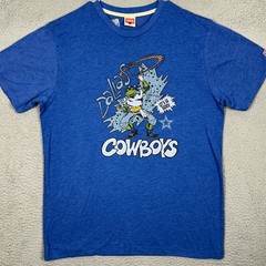 Dallas Cowboys Homage T-Shirt Mens Large Blue NFL TMNT Leonardo Short Sleeve Tee
