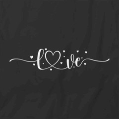 LOVE TShirt Tee Short-Sleeved Cotton CLOTHING S1BSA274