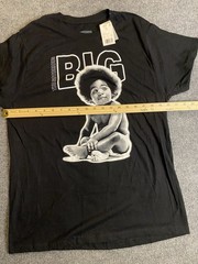 Brooklyn Mint Men’s XL Black The Notorious B.I.G. Graphic Cotton T-Shirt