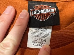 Harley Davidson Shirt XL Springfield, IL American Flag Finest Quality 1903 USA
