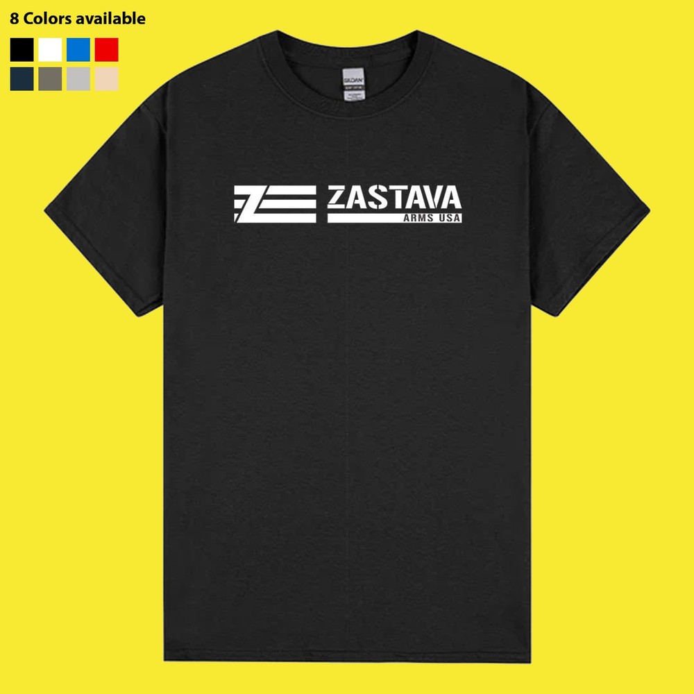 New Shirt ZASTAVA Arms Serbian AK47 Logo T-Shirt Funny Made In USA S – 5XL