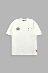 DARC SPORT x NARUTO NO PAIN NO GAIN PREMIUM OVERSIZED TEE IN CREAM(Small)