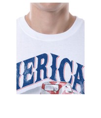 Way To Celebrate Men’s White American Custom Pickup Graphic Muscle Tank Top