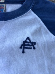 Vintage 90s Abercrombie & Fitch Two Tone Baseball Raglan Muscle T Shirt Large