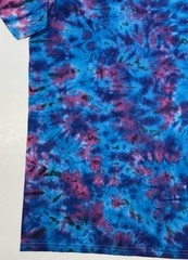 Gildan Handmade Tie Dye Unisex Adult T-Shirt Large Retro Razzle Dazzle Tee NEW