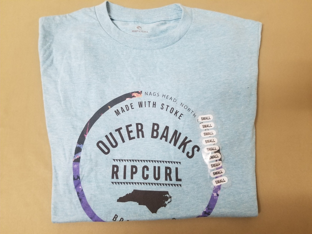 New Mens Rip Curl Outer Banks Surf T-Shirt.