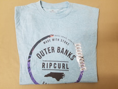 New Mens Rip Curl Outer Banks Surf T-Shirt.