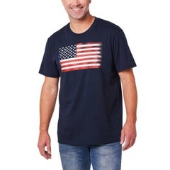 GENERAL STANDARD Patriotic USA FLAG Men’s T-Shirt 100% Cotton – MADE IN U.S.A