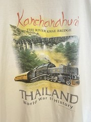 Kanchanaburi – The River Kwai Bridge Tshirt Mens XL White World War II History