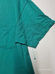 Brisco Apparel Men’s Green T-Shirt 100% Cotton Plain Pocket Blank Casual Size L