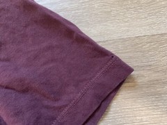 Men’s ASOS Design Burgundy Tee Sz L T-Shirt Short Sleeve Crewneck Pullover
