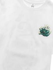 Niepce Japanese Streetwear Embroidery T-shirt Emerald Kirin Graphic Tee for Men