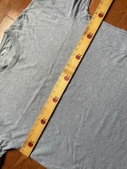 Duluth Trading Co Shirt Mens XL Longtail Pocket Crewneck Gray Cotton Tee