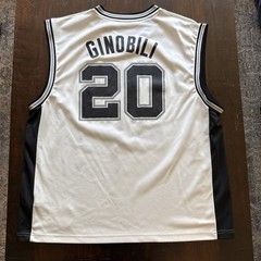 Adidas NBA San Antonio Spurs Manu Ginobili Jersey Size Mens XL SEE PICS