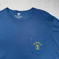 Vissla Premium T-shirt Size XL Vintage Wash Ultra Soft Logo Pocket Graphic 😎🏖️