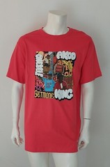 AKOO 100% AUTHENTIC “Block” Cayenne Red Short Sleeve Graphic Tee Men’s Size XL