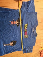Dragon Ball Super Blue Chibi Adult T Shirt Size L Goku Piccolo Vegeta Shenron