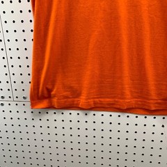 Vintage 80s Lionel Electric Shirt Mens FITS Medium Orange Single Stitch 19×28.5