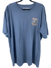 Techstyles Men’s XXL Lightweight Graphic T-shirt Malibu Divers