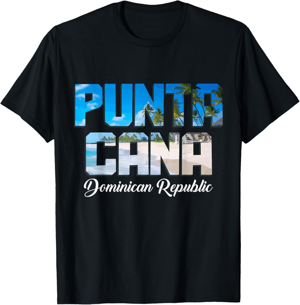 Punta Cana Dominican Republic Beach Surfer Souvenir Vintage T-Shirt