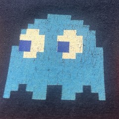 Pac-Man Ghosts Logo By C-Life Group Short Sleeve Medium Shirt Games Video Arcade